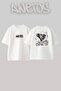 Central Cee_65 Design Printed Oversize White T-Shirt