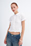 Gipe Detailed Short Sleeve Shirt G19666 - 4