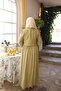 Olive Front-Tie Shirt and Skirt Set - 4