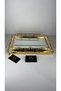 Set of 2 Mirrored Trays Girl's Wish Engagement Promise Presentation Tray Decorative Serving Tray Chocolate Tray Treat Tray - 2