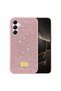 Samsung Galaxy A24 Case with Silicone Edges and Shiny Lux Diamond Cover