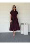 Hakim Collar Tencel Shirt Dress