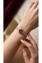 Women's Steel Watch Gold Color & Burgundy Dial Vintage Elegant Stylish Old Money Premium Women's Wristwatch Luxury Design |   Limited Edition 2026 - 3