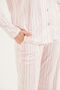 Women's Striped Pink Shirt Pajama Set Ar3755-S-V1 - 5