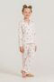Mother Daughter Teddy Bears Pink Shirt Pajama Set - 5