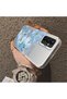 Samsung Galaxy M13 Compatible Silicone Edge Hard Back Case Couple Phone Case with Floral Pattern - 4