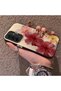 Samsung Galaxy A17 Compatible Silicone Edge Hard Back Case Couple Phone Case with Floral Pattern - 2
