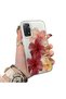 Redmi Note 11 Pro 4g Compatible Silicone Edge Hard Back Case Couple Phone Case with Floral Pattern
