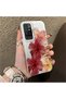Redmi 10 2022 Compatible Silicone Edge Hard Back Case Couple Phone Case with Floral Pattern - 3