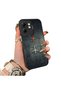 Infinix Smart 9 Compatible Silicone Edge Hard Back Case Couple Phone Case with Airplane Pattern