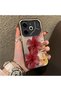 Tecno Pova 6 Pro Compatible Silicone Edge Hard Back Case Couple Phone Case with Floral Pattern - 3