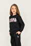 Girl's Printed Black Long Sleeve Tracksuit Set Us2717-C-V1 - 6