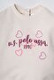 Embroidered Baby Girl White Long Sleeve Pajama Set Usb3261-C-V1 - 2