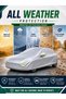 Waterproof UV Resistant Full Car Cover for Mini Cooper - All Weather Dustproof Sun Protection Outdoor Cover, Silver - 2