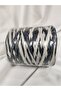 Raffia Black-White Hand Knitting Yarn Gr. 200g. - 250 Meters. (1 Piece) Color:12-53 - 3