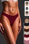 . 6-Piece Bikini Brazilian Laser Cut Ultra Flexible Women's Sports Fitness Yoga Sportswear Daily Yoga Set - 2