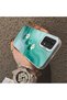 Samsung Galaxy A04S Compatible Silicone Edge Hard Back Case Couple Phone Case with Floral Pattern - 4