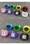 Colorful Mini Finger Watch Stylish Crystal Stone Quartz Ring Watch - 3