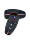 Ford Compatible Focus, Fiesta, Mondeo, Kuga, C Max, B Max, S Max, Striped Silicone Key Cover (Black Red) - 3