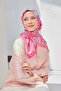 Velora Scarf Illustration Art Fuchsia - 4