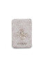 Licensed Pu Leather 4g Patterned Metal Large 4g and Text Logo Magnetic Card Holder with Stand Pink - 3