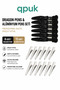 Professional Hairdresser Clamp Set 18 Pieces |   6 Pieces of 11 cm Dragon Hair Clips + 12 Pieces of 5 cm Aluminum Hair Clips |   Sectioning and Blow-Drying Tool