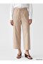 Lcw Modest Ecru Women's Elastic Waist Pants - 2