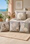 Sea Corals Patterned 4-Piece Throw Pillow Cover Set - 2