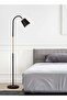 Archiology Arc Floor Lamp With Lamp Shade LED Bulb Black - 5