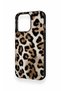 iPhone 13 Pro Compatible Leopard Skin Pattern Silicone Case - 3