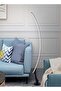 Classic Temperature & Step less Dimmable Brightness Minimalist Arc Standing Floor Lamp for Living Room Bedroom Office Lounge - 5