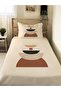 Modern Patterned Baby and Child Printed Single Pique Set 160 X 220 cm Colorful