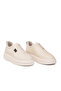 White Genuine Leather Memory Sole Men's Casual Shoes - 3