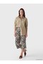 Alita City Lcw Grace Beige Combed Cotton Patterned Standard & Regular Women's Capri with a Difference