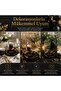 Cardboard Plate Cup Set 8 Plates 8 Cups Disposable Birthday Party Tableware Set |   Black, Green, and Gold Color Options - 7