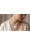 Handmade Special Design Necklace with Broken Natural Stones - 3