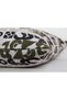 Modern Geometric Woven Decorative Throw Pillow Cover Green Cream Black with Hidden Zipper 45X45 cm - 4