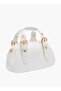 Buckle Detail Tote Bag with Detachable Strap - 4