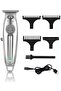 Original KM-1949 Professional Rechargeable and Cordless Hair Clipper Runtime: 120 min Trimmer for Men (Silver)