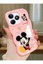 Realme Note 50 Compatible Case Camera Protector Pink Silicone Couple Phone Case Cute Pattern