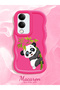 Vivo Y29S Compatible Case Camera Protector Red Silicone Couple Phone Case Panda Pattern - 2