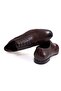 Brown Lace-Up Genuine Leather Men's Shoes - 2