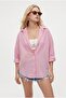 Women's Patrick 100% Cotton Long Sleeve Woven Pink Shirt - 2