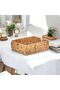 Efe home & more سلة زخرفية مصنوعة يدويًا من الخيزران، صينية زخرفية من الخيزران، 3 نماذج للاختيار - 2