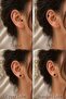 Perforated Circle Model Ear Lip Nose Nostril Conch Cartilage Helix Tragus Steel Earring 1 Piece - 3