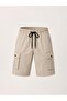 Men's Comfort Fit Linen Waist Elastic Pocket Capri Shorts - 4