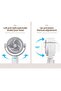 Rechargeable Remote Control Extendable Electric Standing Shaking Head Ventilation Cool Air Ci - 2