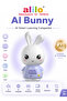 AI Bunny Smart Companion for Kids, AI App-Powered Interactive Learning Toy with Voice Chat, 4 AI Characters, 91 Languages, Stories, Music, Bluetooth Speaker & Night Light, Ages 3+