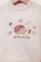 100% Organic Cotton Hedgehog Print Girls' Vest Set - 2