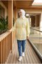 Women's Belted Hijab Shirt Kupra Look Tunic - 2